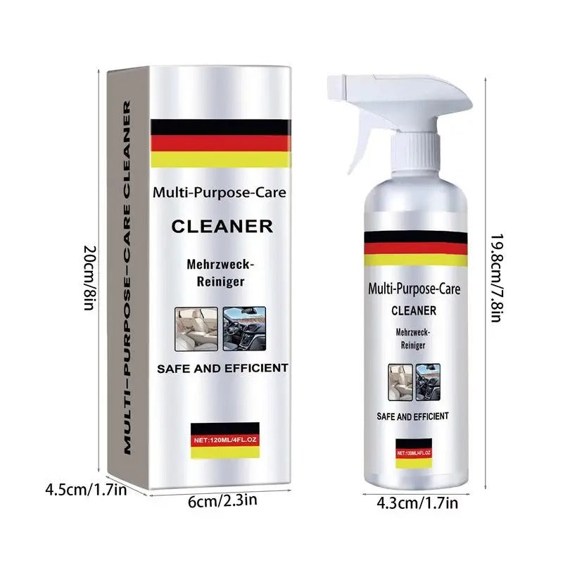 Multi-Purpose Car Interior Cleaner – 120ml Foam Cleaning Solution for Auto & Household Use