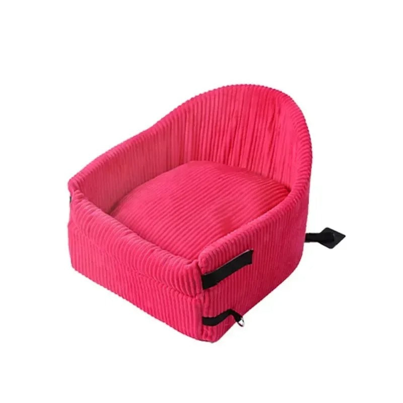 Portable Pet Car Seat – Washable Dog Travel Cushion and Bed for All Seasons