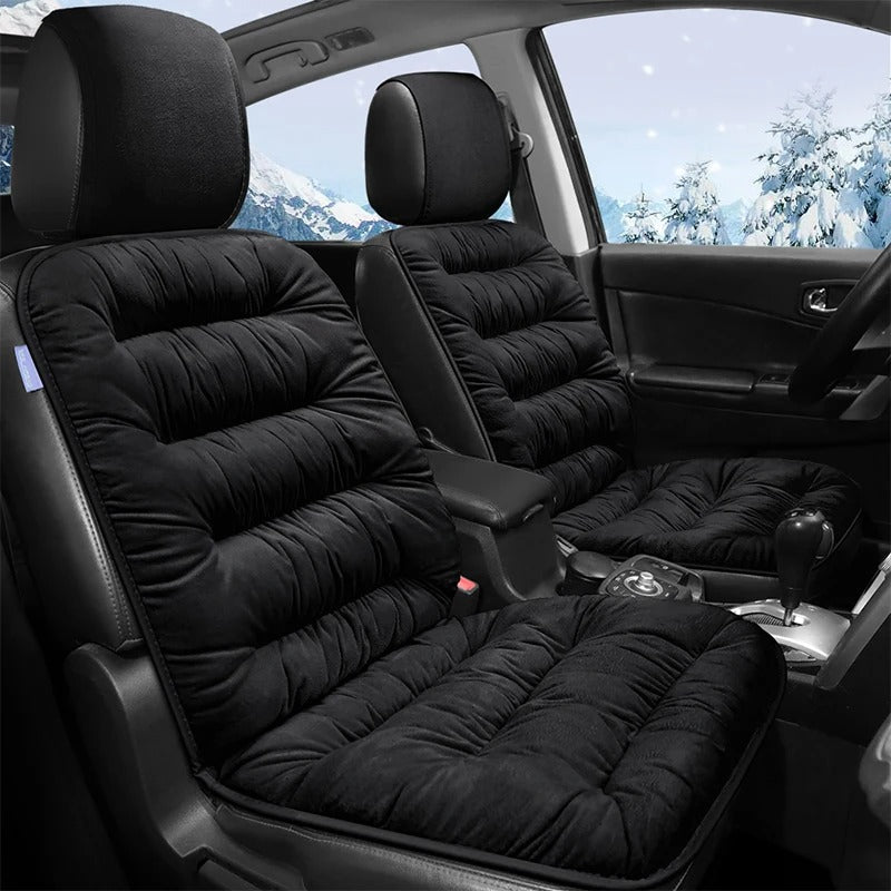 Winter Down Car Seat Cushion - Thickened, Soft, Split Headcap Design for Front Seats