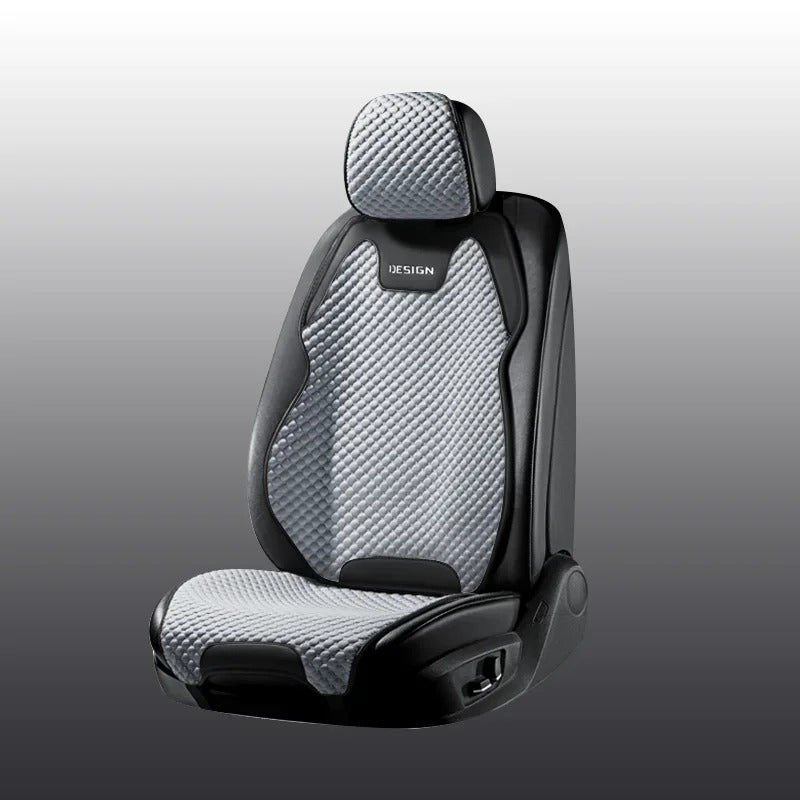 Ice Silk Car Seat Cushion - Ventilated, Durable, All-Season Universal Front Seat Cover