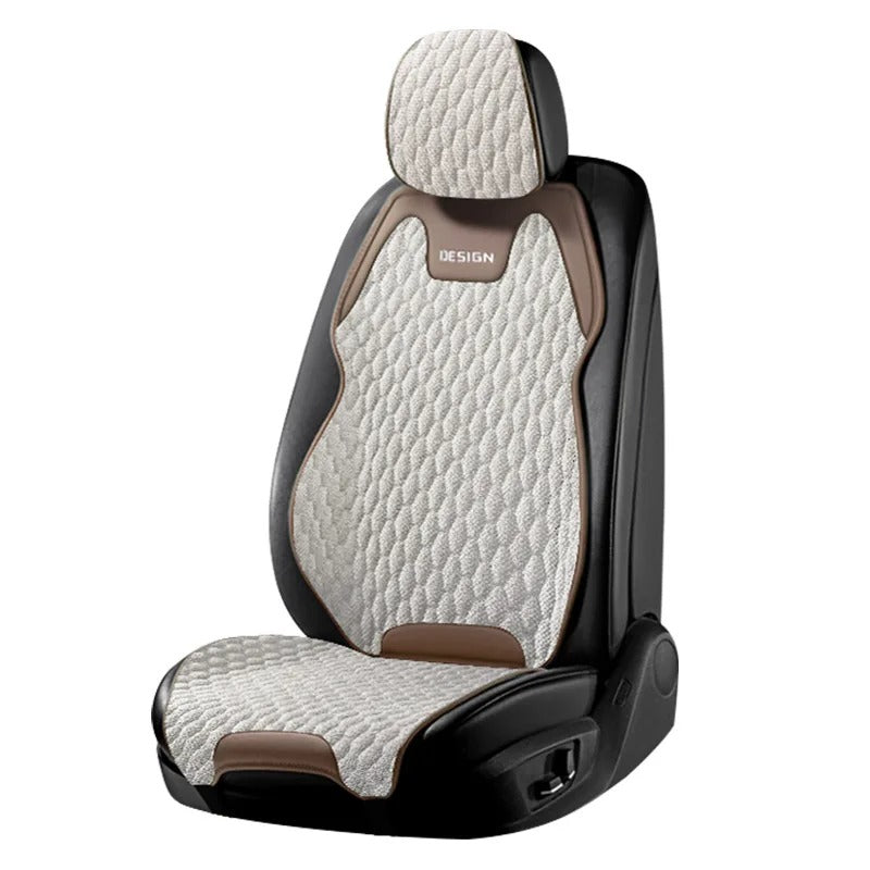 Ice Silk Car Seat Cushion - Breathable, Comfortable, Durable, All-Season Universal Front Seat Cover