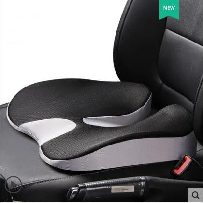 Memory Foam Car Seat Cushion & Back Support Pillow – Relieve Spine Pain and Pressure