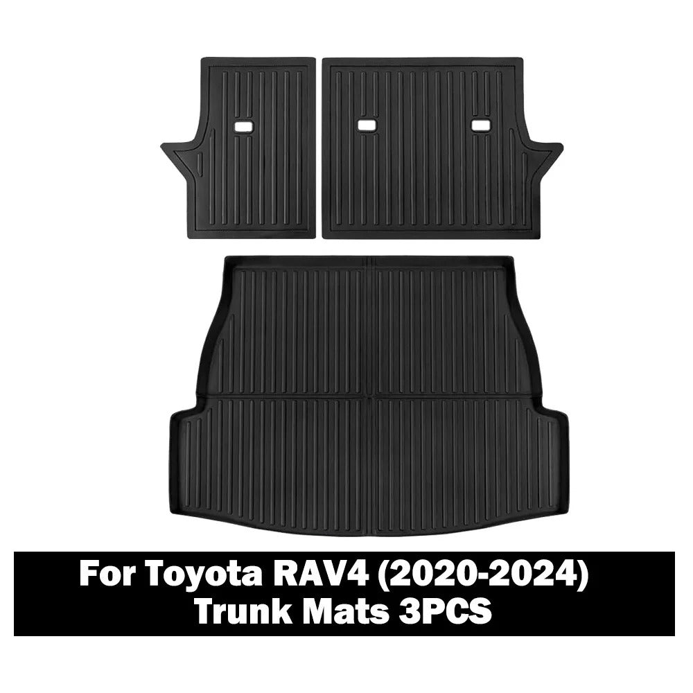 All-Weather TPE Waterproof Floor Mats for Toyota RAV4 (2020-2024) - Left Hand Drive