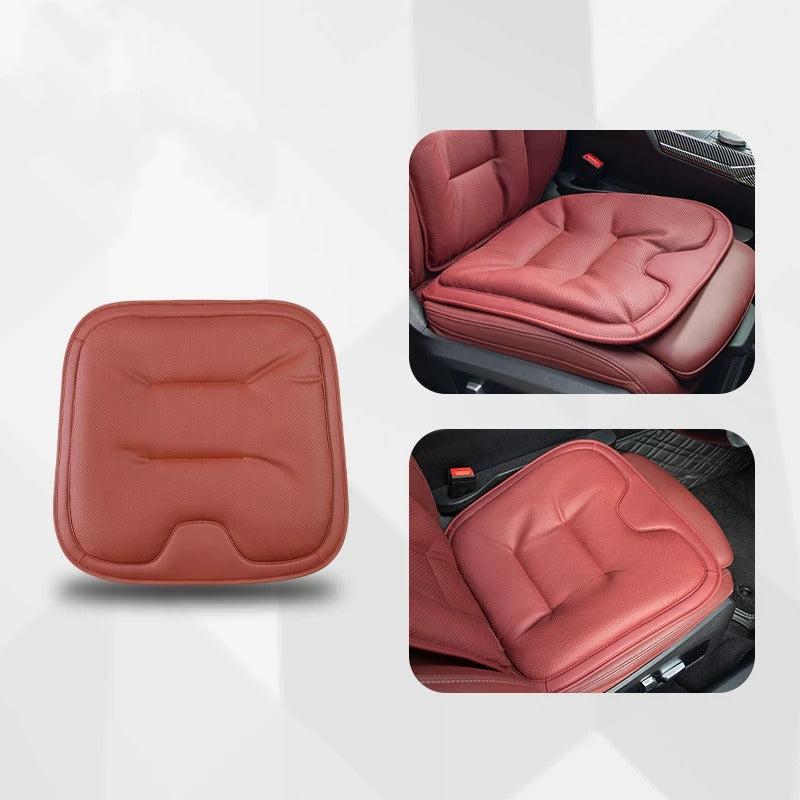 Anti-Fouling Leather Car Seat Cushion – One-Piece Winter Seat Cover for Audi, BMW, and Mercedes