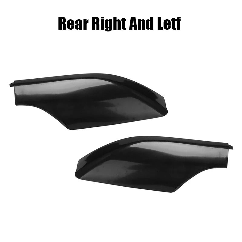 Roof Rack Protection Covers - Black ABS Luggage Rack Covers for Nissan Qashqai 2008-2015 - Delicate Leather  