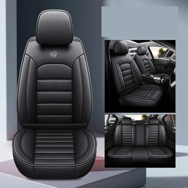 Full Set Leather Car Seat Covers - Universal Fit for Car