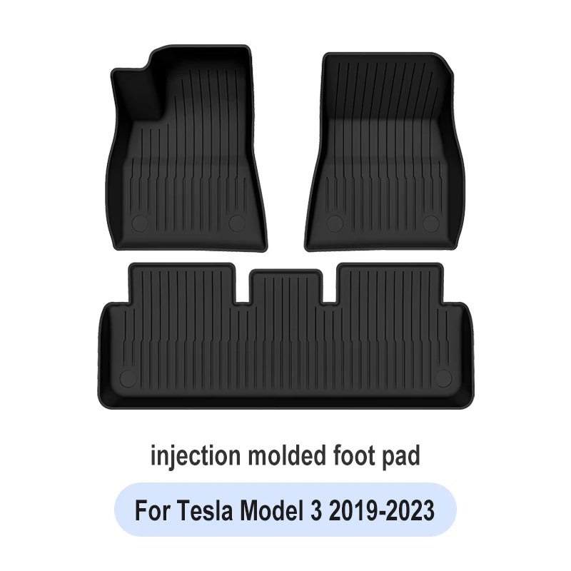 TPE Waterproof Anti-Slip Trunk Mat & Floor Liner Set for Tesla Model Y/3 Highland (2021-2024)