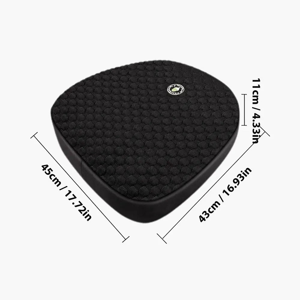 Ultra-Thick Memory Foam Car Seat Cushion – Heightened Support for Short Drivers