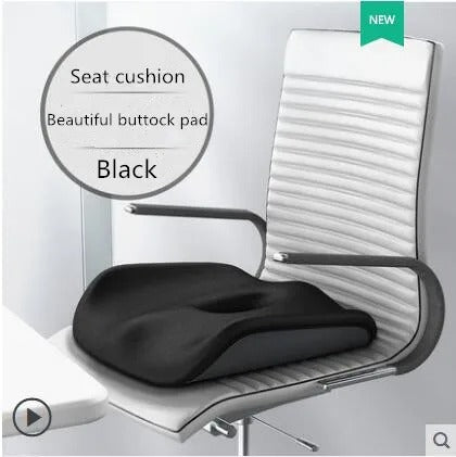 Memory Foam Orthopedic Seat & Back Cushion Set – Coccyx Support for Office Chair, Car Seat, and Hip Comfort
