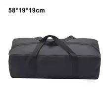 Extended Handle Camping Bag Storage Bag - Durable 600D Oxford Cloth, Large Capacity, for Fishing Rods and Outdoor Gear - Delicate Leather  