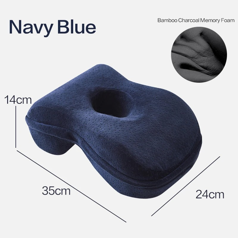 Memory Foam Nap Pillow – Orthopedic Neck and Head Support for Travel, Office, and Desk Rest