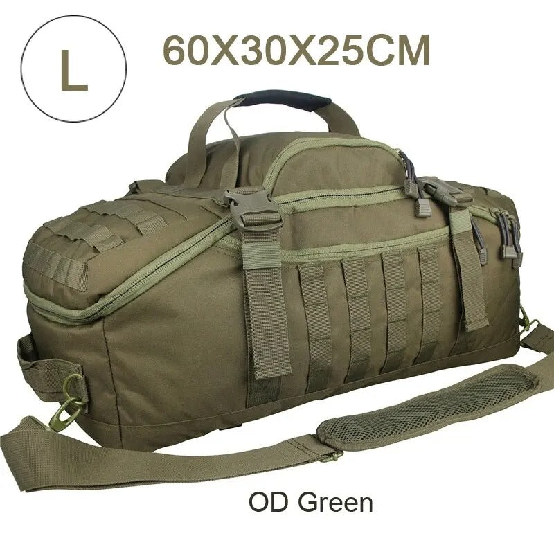 60L & 80L Tactical Camping Backpack - Molle Hiking Rucksack, Travel Duffel Bag for Men & Women