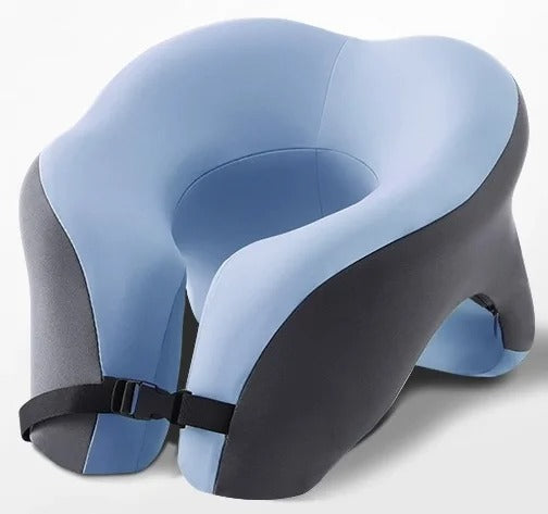 U-Shaped Memory Foam Nap Pillow – Portable Neck Pillow for Office, Travel, and Student Use