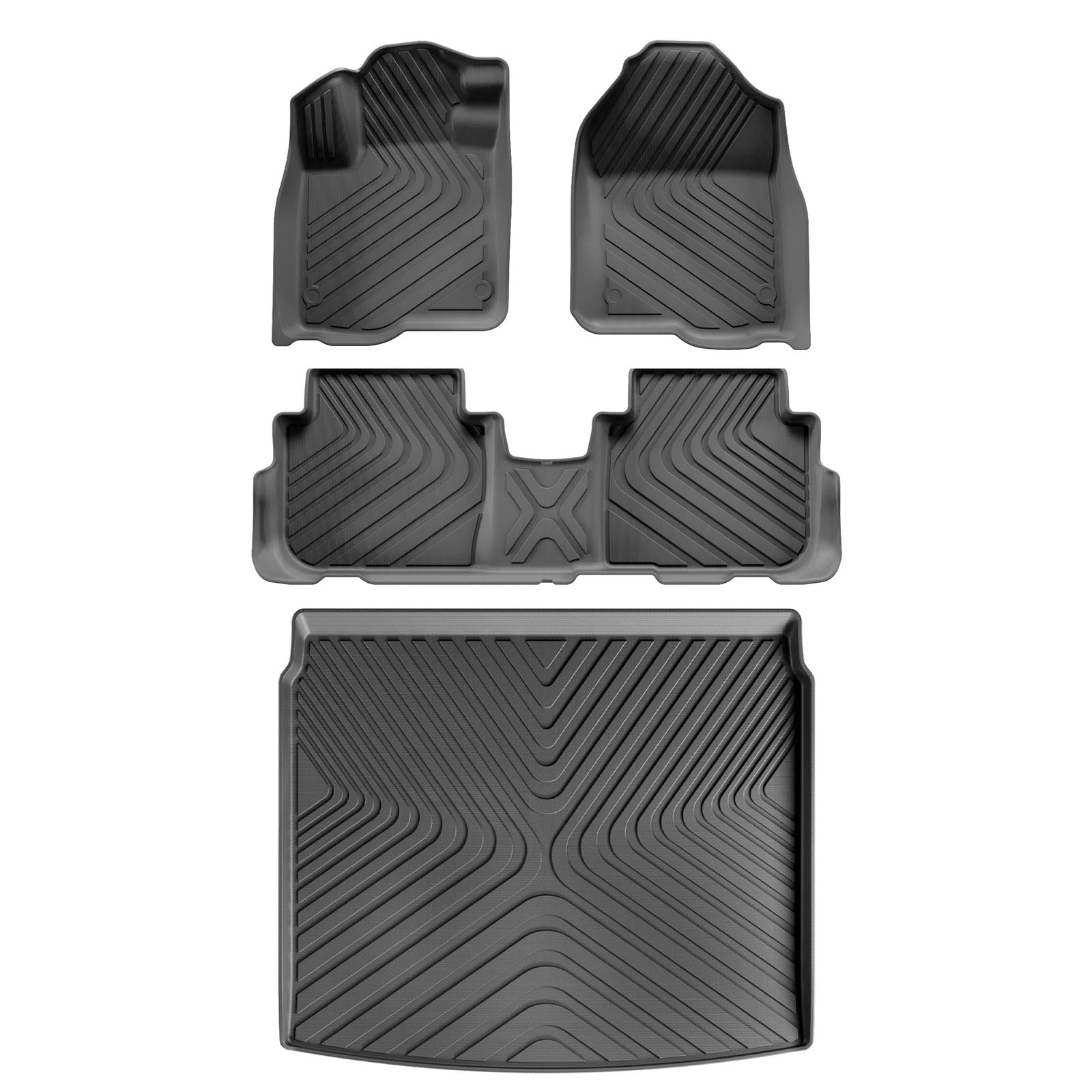 3D TPE Car Floor Mats & Cargo Liner for Honda CR-V 2023-2024 - Waterproof Protective Accessories (Left-Hand Drive)