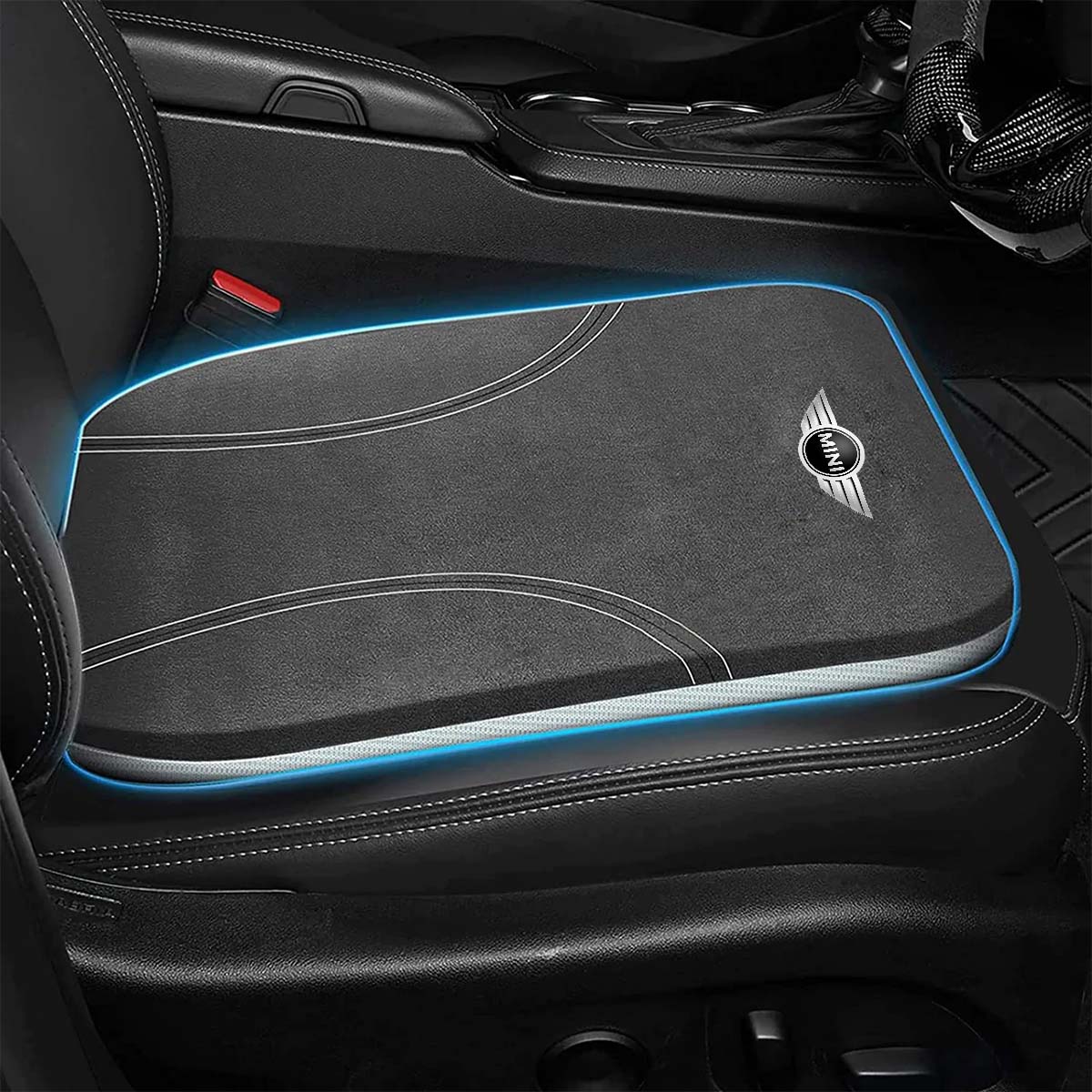 Car Seat Cushion Custom Fit For All Cars, Car Memory Foam Seat Cushion, Heightening Seat Cushion, Seat Cushion for Car and Office Chair MC