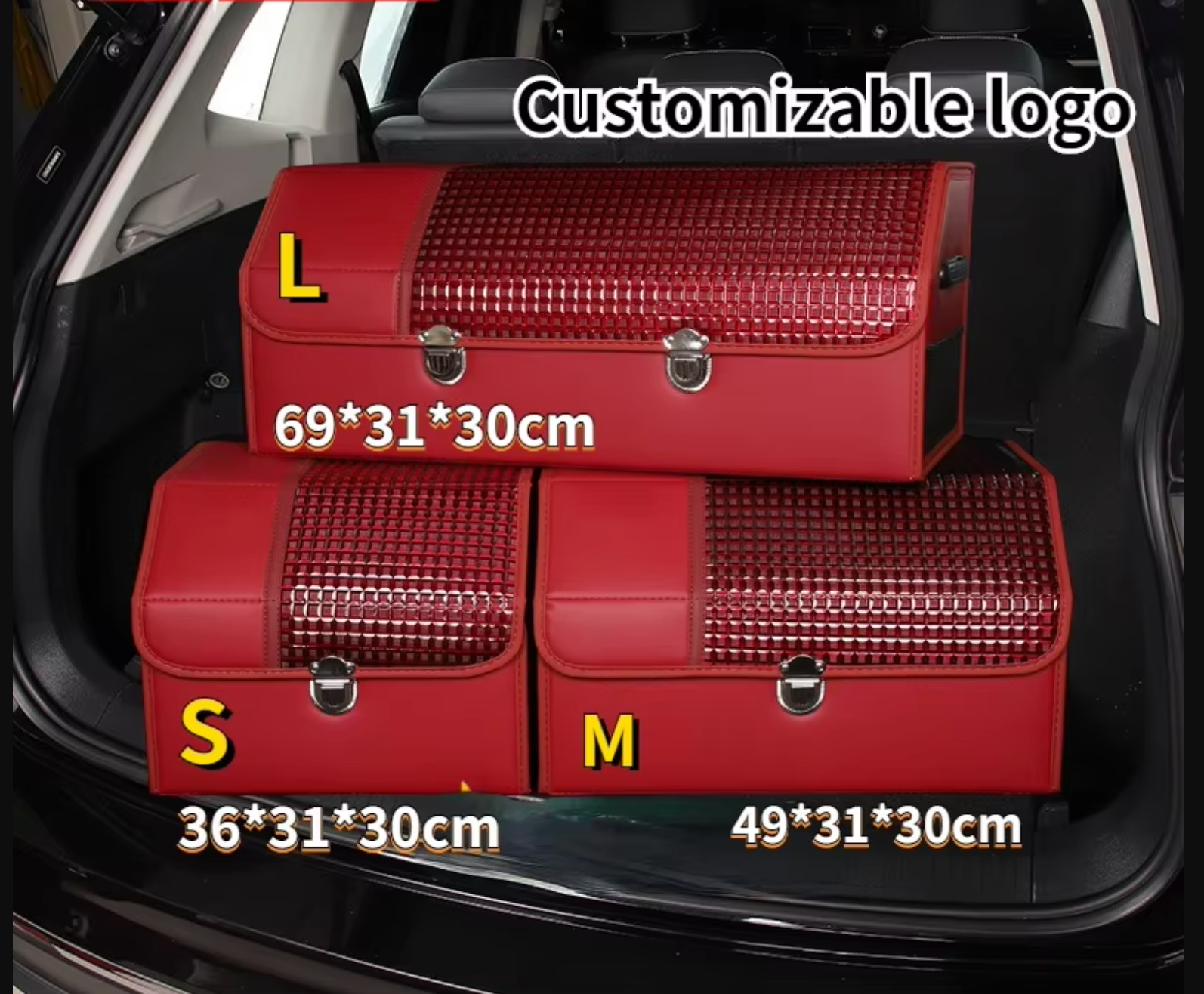 Organizer for Trunk Box Storage, Car Accessories Interior Vehicle Supplies Accessories for the Car - TBS - MB