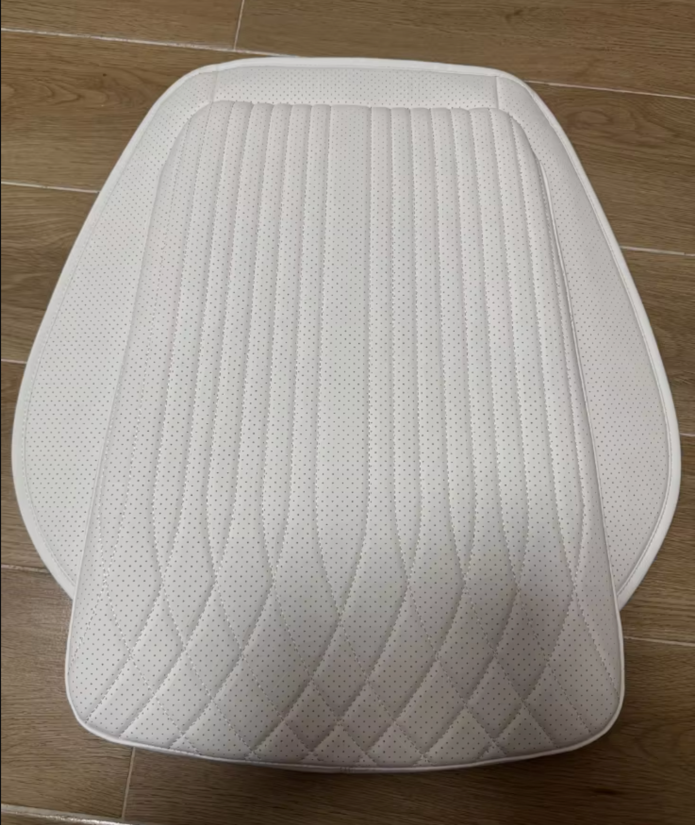 Luxury Leather Car Seat Cushion – Breathable, Non-Slip Support Pad for Universal Fit - Delicate Leather  