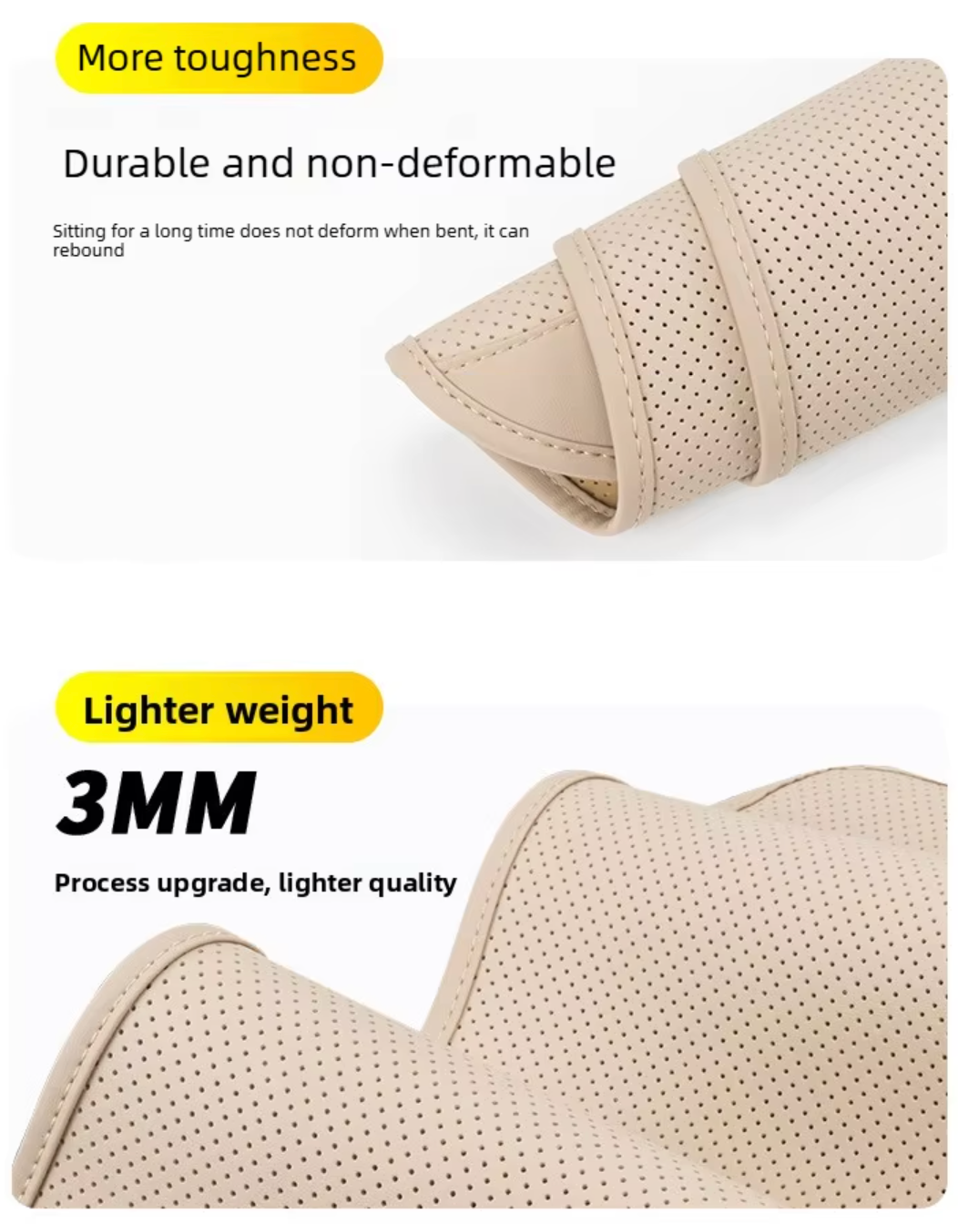 Universal Nappa Leather Car Seat Cushion – All-Season Soft Seat Cover Protector - Delicate Leather