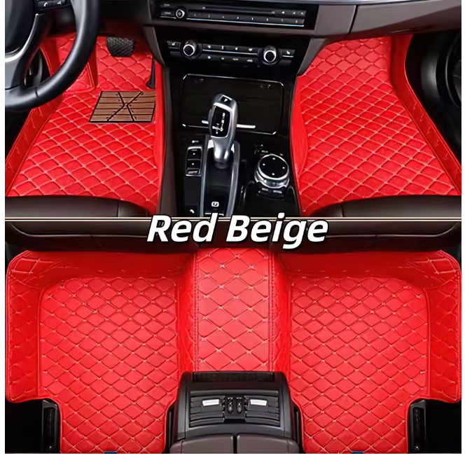Car Floor Mats Leather Luxury Floor Liner All Weather Protection Carpet