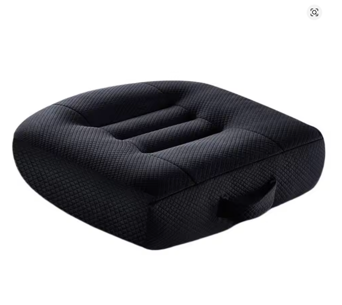 Car Seat Height Boost Cushion – Ergonomic and Breathable for Car, Office, and Home Use - Delicate Leather