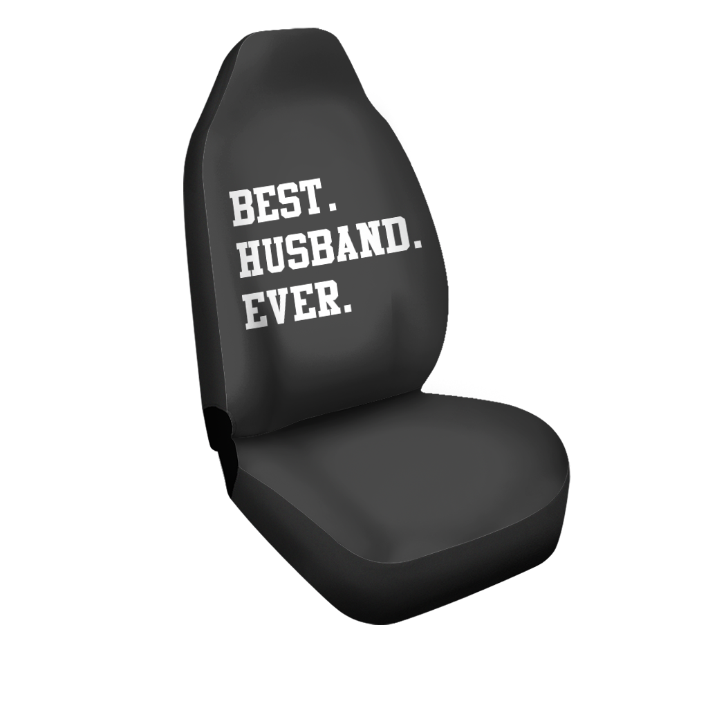 Best. Husband. Ever Car Seat Covers, Custom For Your Cars, Car Bucket Seat Protection Airbag Compatible 2 PCS, Car Accessories, Happy Father's Day, Father's Day Gift