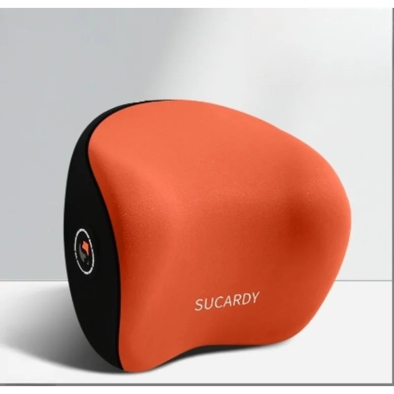 Car Headrest Neck Support Pillow – Memory Foam Seat Cushion, Breathable & Comfortable for In-Car Rest - Delicate Leather  