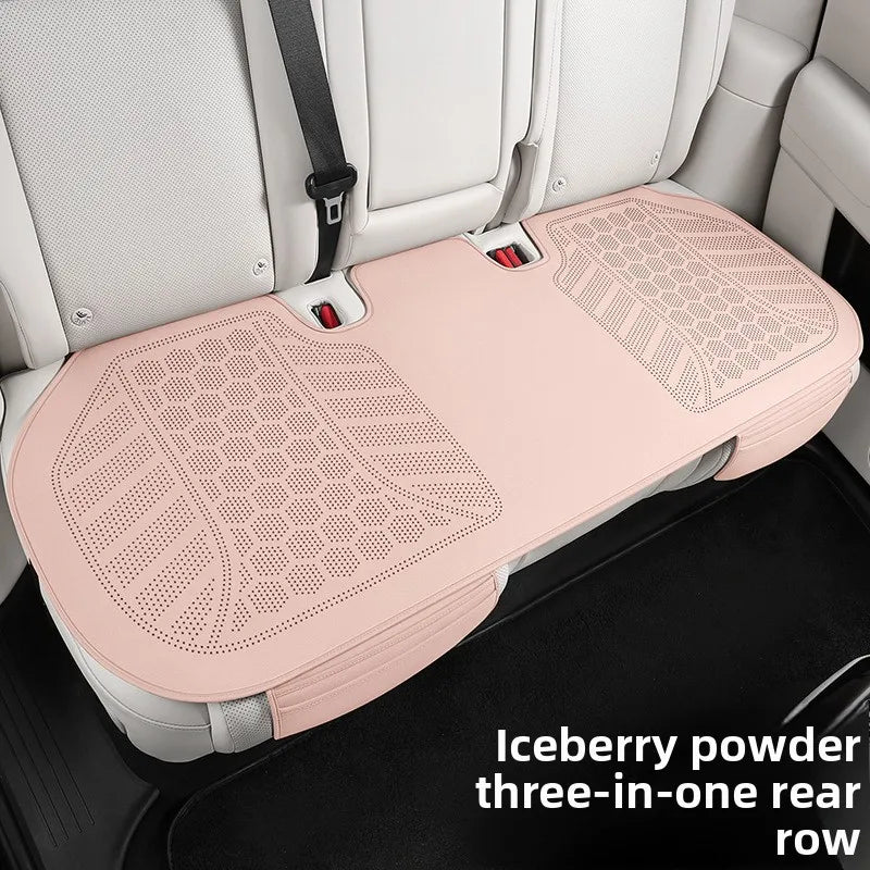Ultra-Thin Suede Car Seat Cushion – Breathable Universal Seat Cover Pad for Vehicle Interior - Delicate Leather  