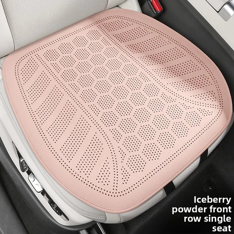Ultra-Thin Suede Car Seat Cushion – Breathable Universal Seat Cover Pad for Vehicle Interior - Delicate Leather  