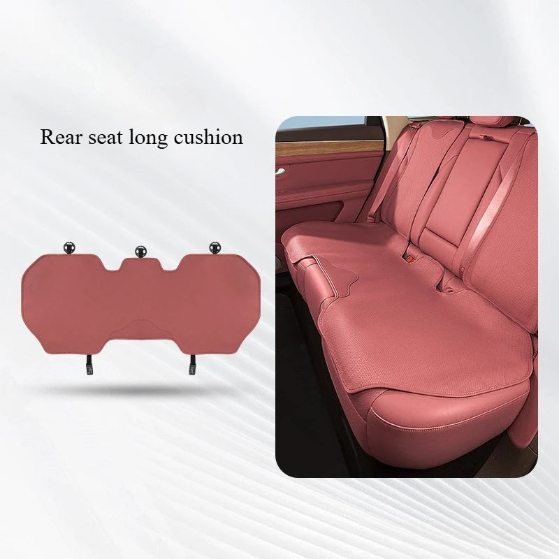 Universal Nappa Leather Car Seat Cushion – All-Season Soft Seat Cover Protector - Delicate Leather  