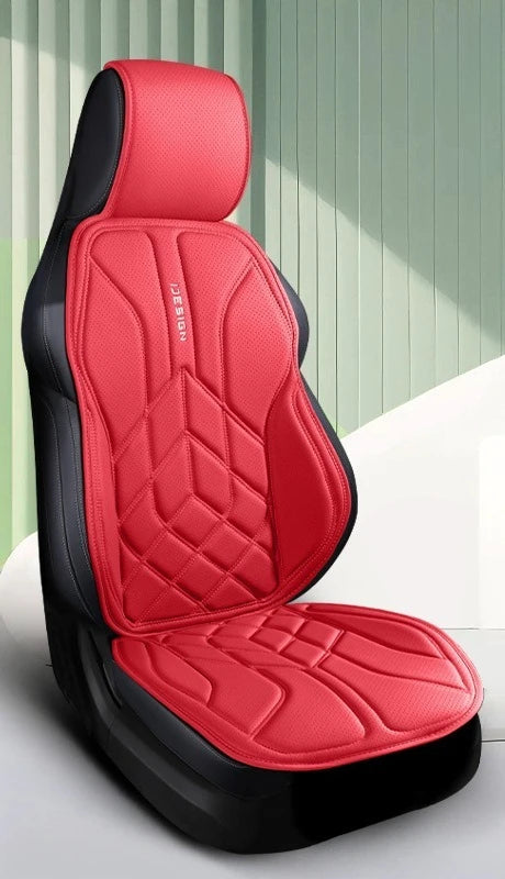 Universal Leather Car Seat Cover – Four-Season Breathable Protective Saddle Pad. - Delicate Leather  