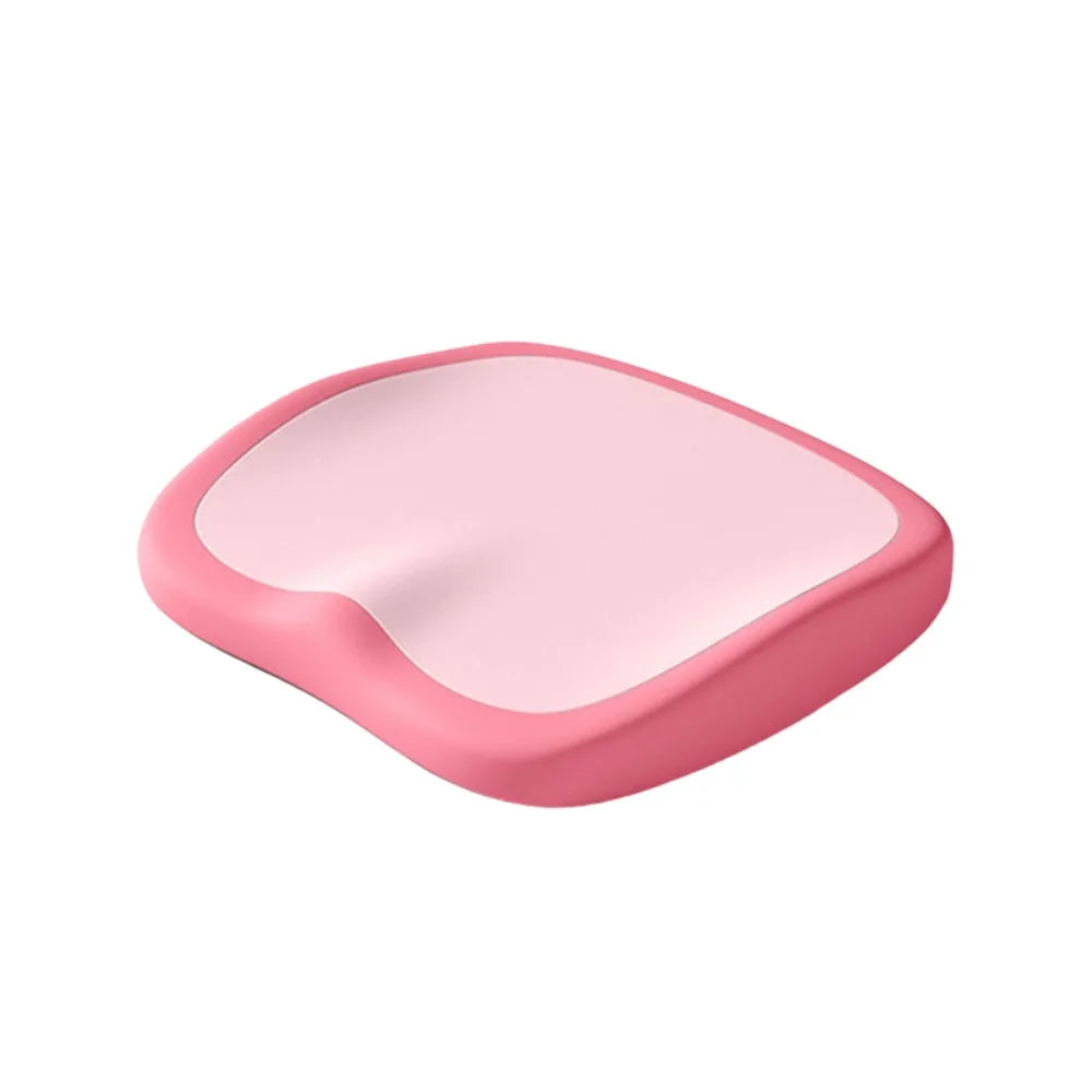 Ergonomic Office Chair Cushion – Soft Thickened Slow Rebound Seat Pad, Anti-Slip Comfort Cushion for Home, Car & Student Use - Delicate Leather  