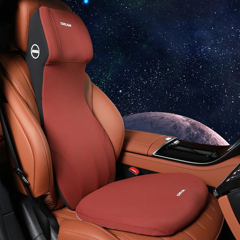 Description Report Item / Suspicious Activity  Car Integrated Lumbar Support Headrest Neck Pillow Support Universal Soft Car Cushion Pillow Car Space Memory Foam Back Support - Delicate Leather  