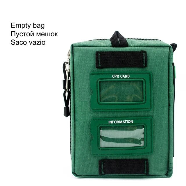 165pcs Full Set/Empty First Aid Kit: Car Medical Storage Bag with Emergency Survival Molle Pouch, Essential for Camping, Hiking, and Travel