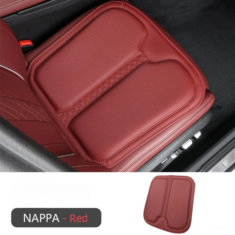 NAPPA Leather Car Seat Cushion Memory Foam, Soft Leather, Seat Booster Cover Protector, Universal Fit for All Vehicles