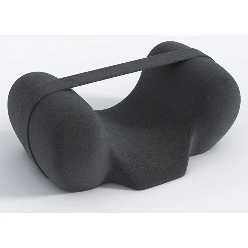 Contour Sleeping Pillow – Positioning Support Pillow for Back or Side Sleeping - Delicate Leather  