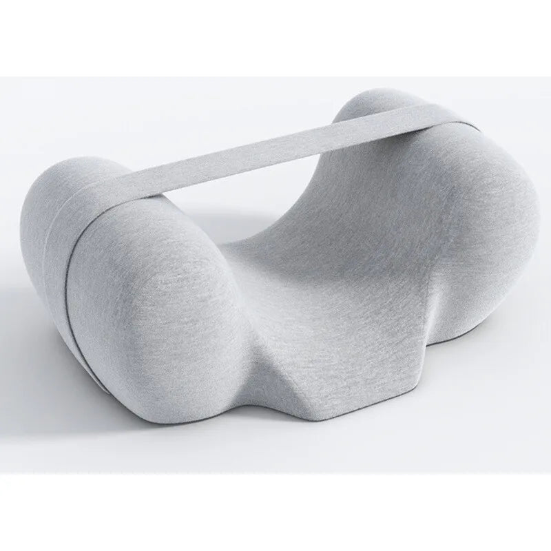 Contour Sleeping Pillow – Positioning Support Pillow for Back or Side Sleeping - Delicate Leather  