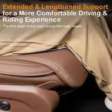 Nappa Leather Car Seat Cushion – Breathable Luxury Seat Pad for All-Season Comfort - Delicate Leather  