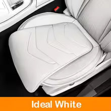 Nappa Leather Car Seat Cushion – Breathable Luxury Seat Pad for All-Season Comfort - Delicate Leather  