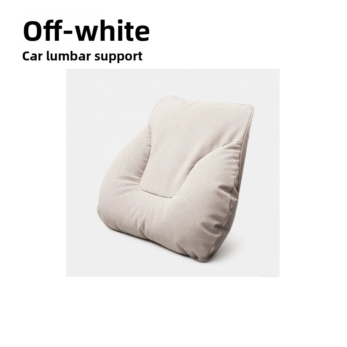 Universal Car Headrest Pillow – High-Quality Leather Cushion with Breathable Design, Neck and Lumbar Support Pillow - Delicate Leather  