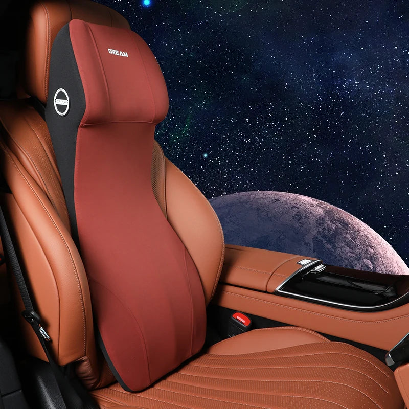 Description Report Item / Suspicious Activity  Car Integrated Lumbar Support Headrest Neck Pillow Support Universal Soft Car Cushion Pillow Car Space Memory Foam Back Support - Delicate Leather  