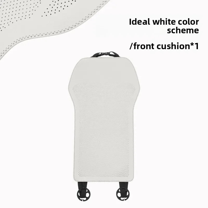 Universal Nappa Leather Car Seat Cover - Four Season Auto Breathable Comfortable Saddle Cushions - Seat Covers for Car Seats - Delicate Leather  