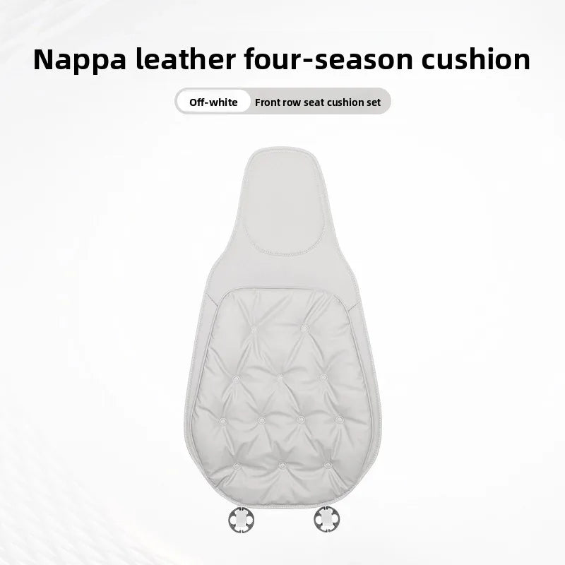 Universal Winter Down Car Seat Cover – Warm Breathable Soft Seat Cushion Protector for Vehicle Interior - Delicate Leather  