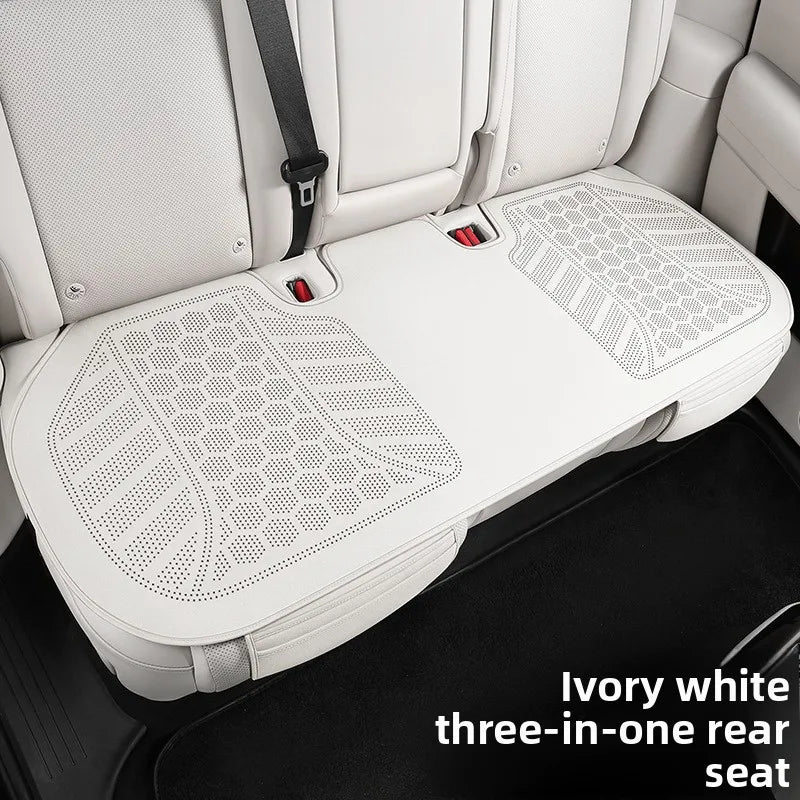 Ultra-Thin Suede Car Seat Cushion – Breathable Universal Seat Cover Pad for Vehicle Interior - Delicate Leather  