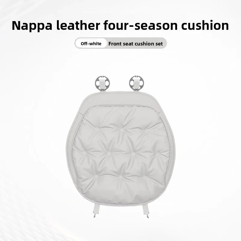Universal Winter Down Car Seat Cover – Warm Breathable Soft Seat Cushion Protector for Vehicle Interior - Delicate Leather  