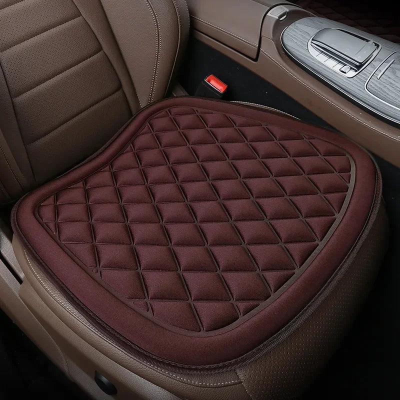 Memory Foam Car Seat Cushion – Comfortable Non-Slip Pad for Car, Office, and Home - Delicate Leather  