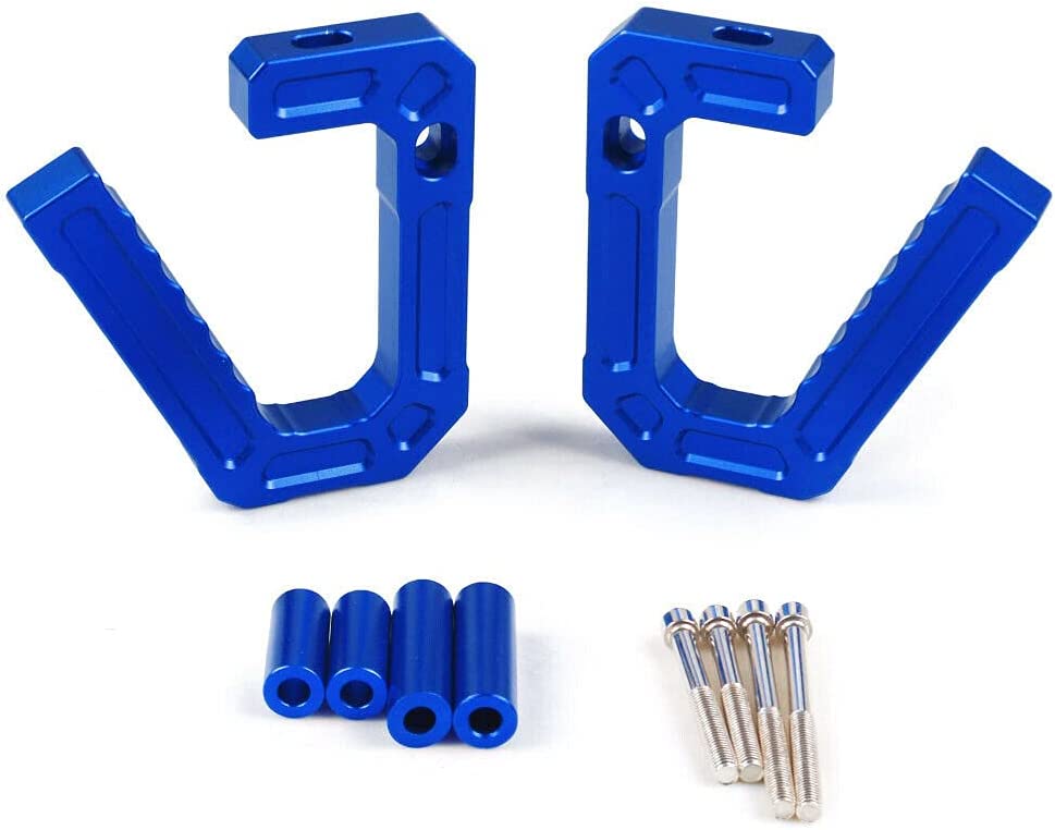 Aluminum Front & Rear Handles Grab Grab Bar Handle Kit Compatible with 2007 - 2018 Wrangler JK