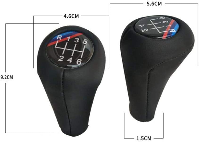 Auto 5 Speed Manual Gear Shift Knob fit for BMW E34 E39 M5 M3 M6 E36 E46 E21 E30 Car Spare Parts - Delicate Leather