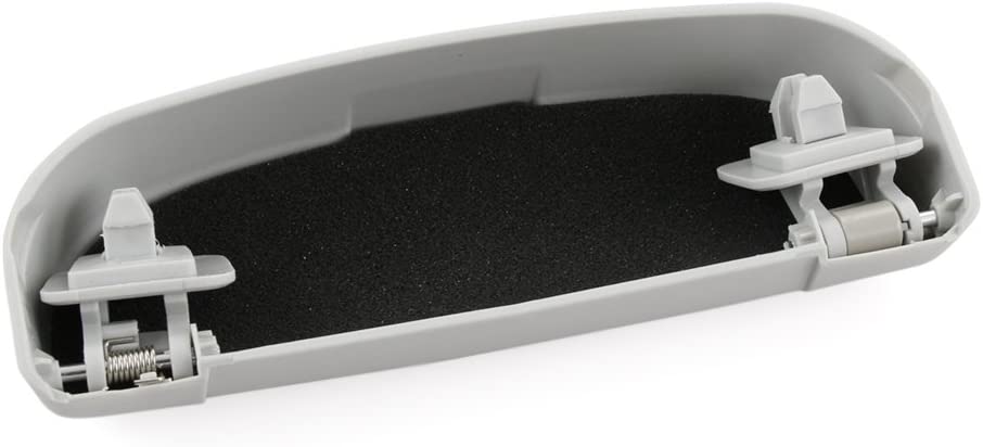 Car Glasses Sunglasses Sun Glass Holder Case Storage Box Compatible with Jeep Renegade 2014 2015 2016 2017 2018 2019 - Delicate Leather