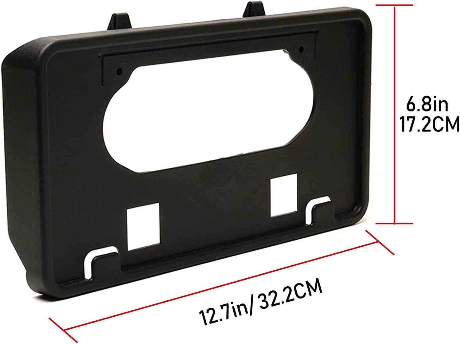 Bumper Mounting Bracket Compatible with Ford F150 2009 - 2014 Front License Plate Frame Holder - Delicate Leather