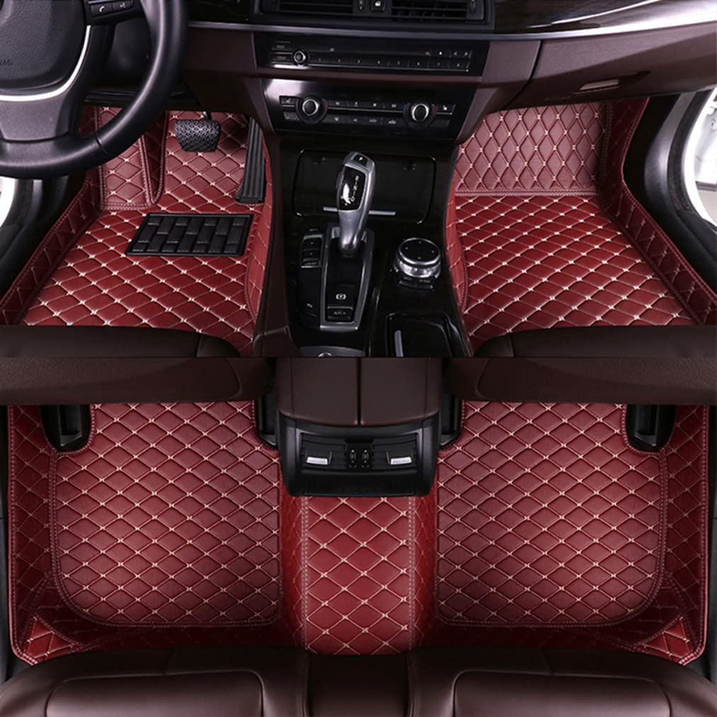 Car Floor Mats Leather Luxury Floor Liner All Weather Protection Carpet